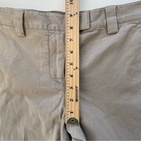 Aritzia Sunday Best Women's Tan Khaki Wide Leg Straight Leg Chino Size 2 - Picture 9 of 10